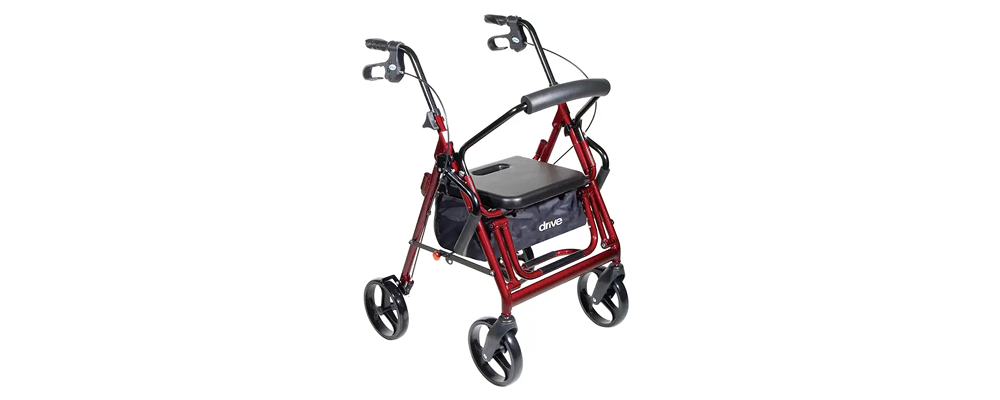 Duet Dual Function Transport Wheelchair Rollator