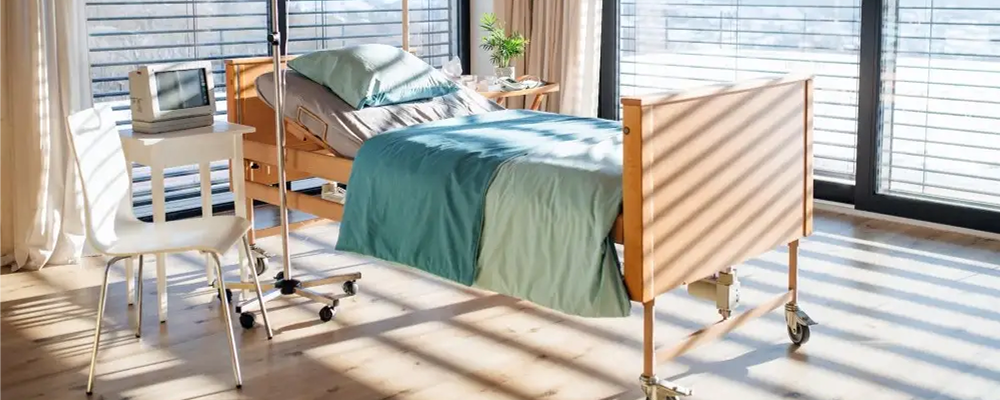 Adjustable hospital beds